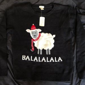 Christmas sheep sweater